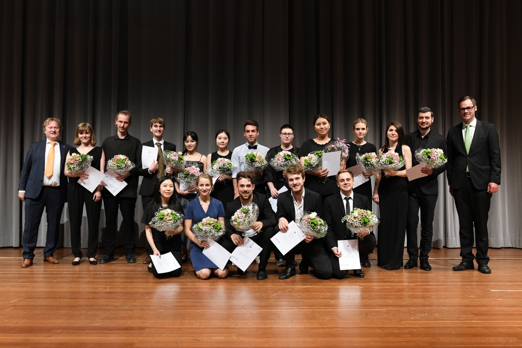 Preisverleihung an der Folkwang Universität der Künste e.V. für Studierende
